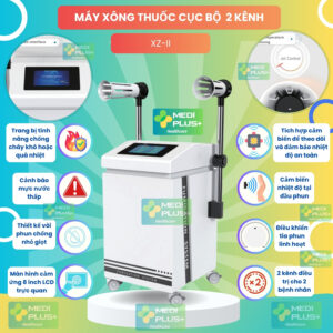 Máy xông thuốc cục bộ XZY-II kênh đôi