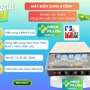 Máy điện xung trị liệu 4 kênh LCS-184DX
