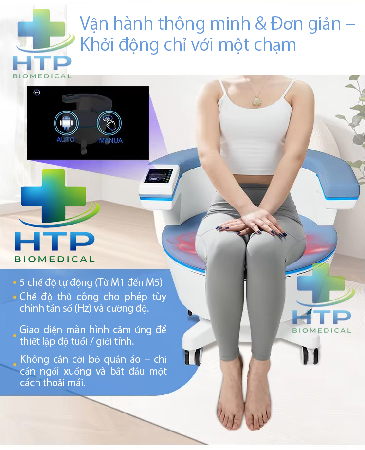 Ghế tập cơ sàn chậu HMC3S Ghế tập cơ sàn chậu HMC3S