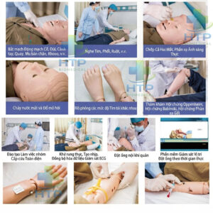 Mô hình bệnh nhân đa chức năng GD/10000 Super Simulated Manikin